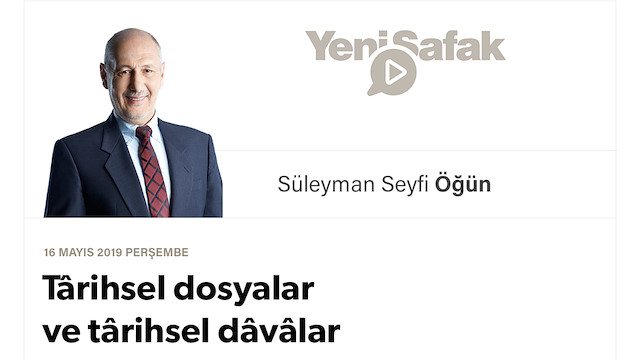 Târihsel dosyalar ve târihsel dâvâlar