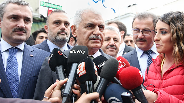 Cumhur İttifakı İBB Adayı Binali Yıldırım.