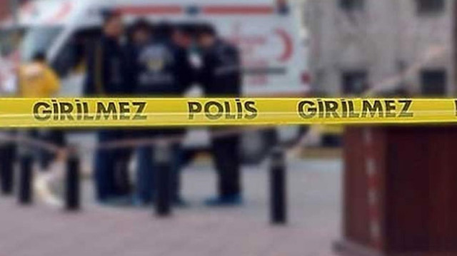 Olayın ardından polis ekipleri bölgede güvenlik şeridi çekti. Fotoğraf: Arşiv.