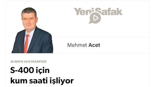 S-400 için kum saati işliyor