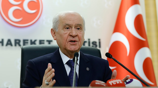 MHP Lideri Devlet Bahçeli.