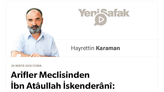 İbn Atâullah İskenderânî: Namaz (2)