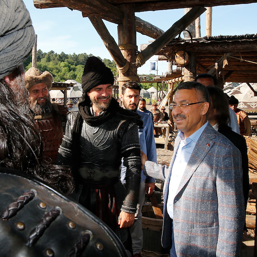 Oktaydan Diriliş Ertuğrul setine ziyaret