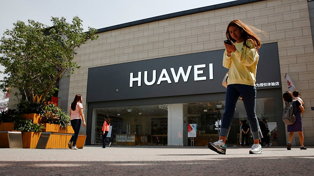 Huawei mağazası.