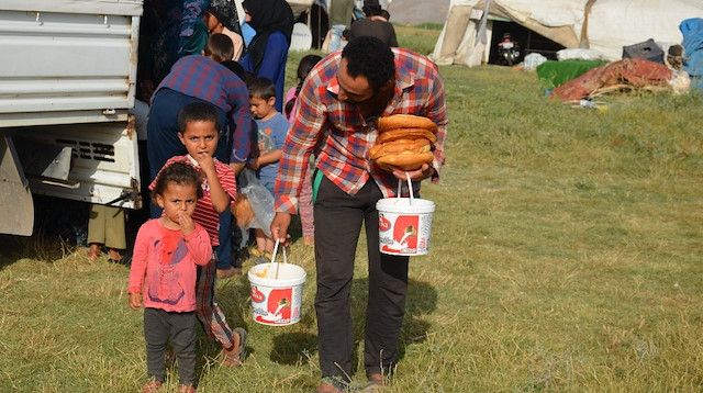 Türk Kızılayı’ndan Kırıkhan’daki Suriyelilere iftar