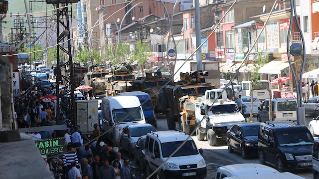 Irak sınırına askeri sevkıyat