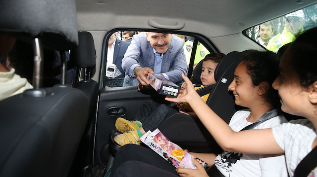 Bakan Soylu trafik tedbirlerini denetledi