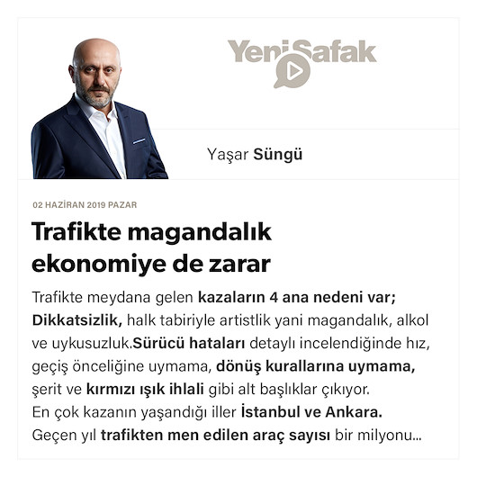 Trafikte magandalık ekonomiye de zarar