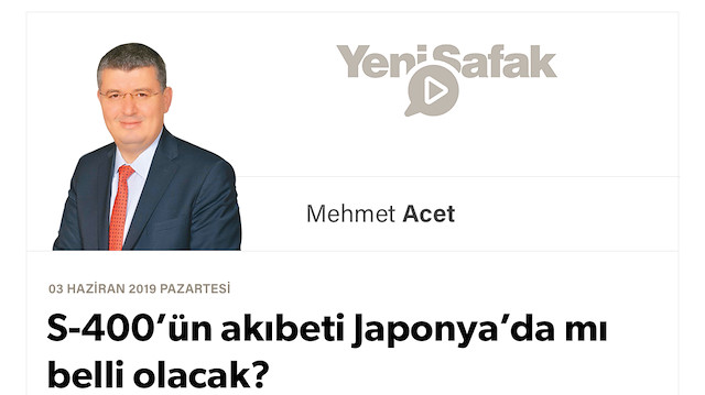 S-400’ün akıbeti Japonya’da mı belli olacak?