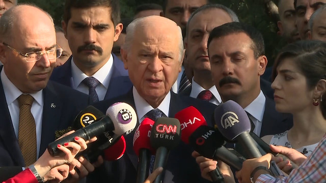 Bahçeli yeni parti iddiaları hakkında ilk kez konuştu