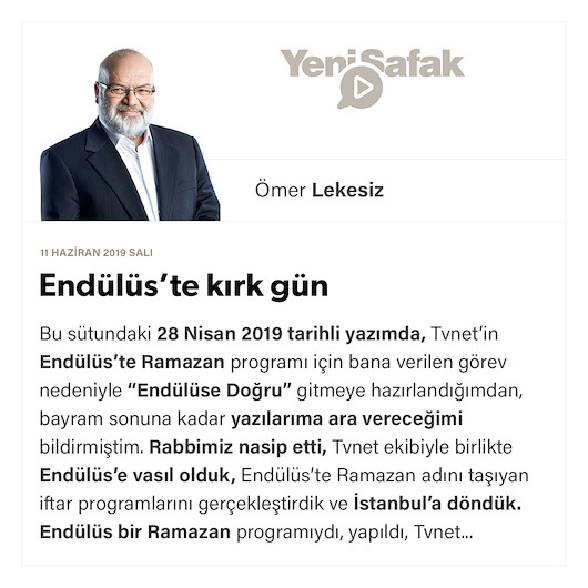Endülüs’te kırk gün