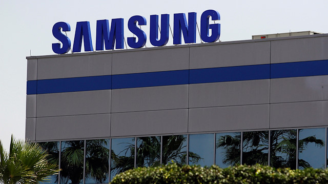 Meksika'daki Samsung fabrikasının dışındaki tabela.
