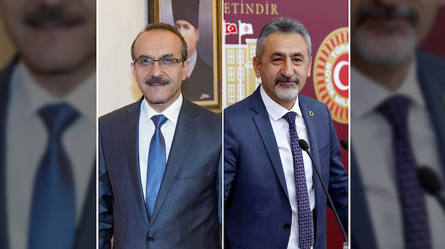 Ordu Valisi Yavuz ve CHP'li Vekil Adıgüzel.