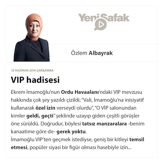 VIP hadisesi