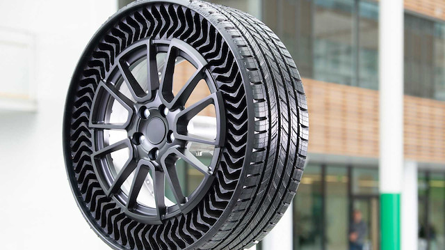Michelin'in havasız lastik teknolojis Uptis