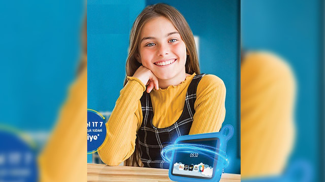 Özel tabletle çocuklar Dijital Zeka Eğitim Platformu DQ’dan eğitimler alabilecek.