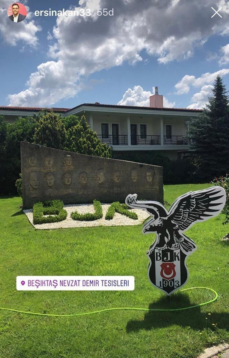 Menajer Ersin Akan'ın Nevzat Demir Tesisleri'nden yaptığı paylaşım.