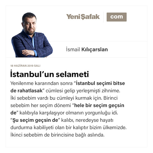 İstanbul’un selameti