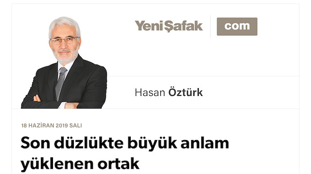Son düzlükte büyük anlam yüklenen ortak yayından arta kalan