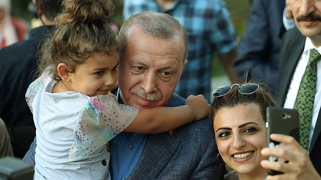 Cumhurbaşkanı Erdoğan Nakkaştepe Millet Bahçesi'ni gezdi