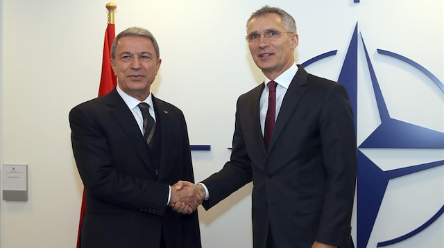 Milli Savunma Bakanı Hulusi Akar, NATO Genel Sekreteri Jens Stoltenberg