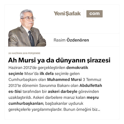 Ah Mursi ya da dünyanın şirazesi