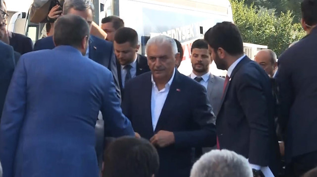 Binali Yıldırım AK Parti İl Başkanlığı'na geldi