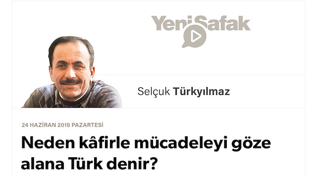 Neden kâfirle mücadeleyi göze alana Türk denir?