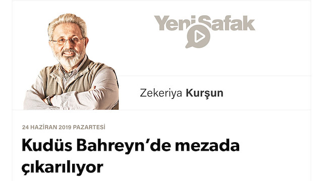 Kudüs Bahreyn’de mezada çıkarılıyor