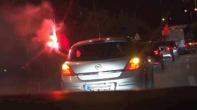 Başkent’te trafik magandaları meşale yaktı