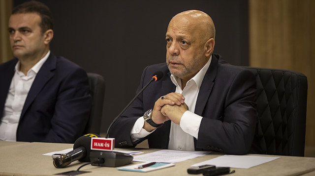 Hak-İş Genel Başkanı Mahmut Arslan açıklamada bulundu.
