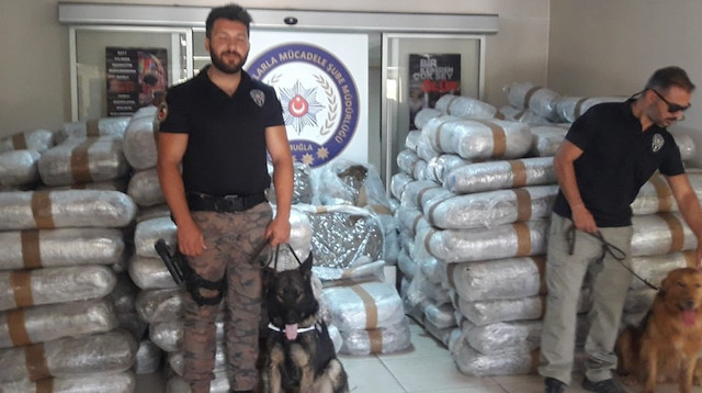 Muğla'da ele geçirilen uyuşruucu