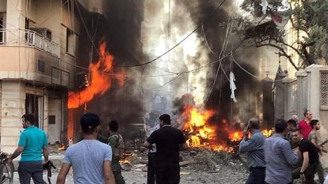 Suriyede bomba yüklü araç patladı