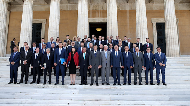 New Cabinet Holds First Meeting In Greece
