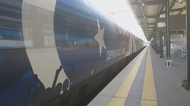 15 Temmuz treni İstanbula geldi