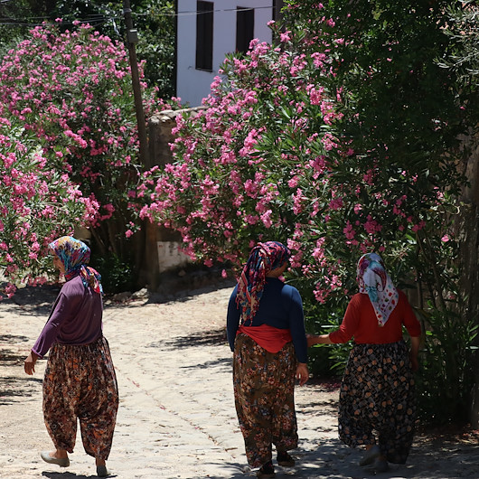 Kazdağlarının otantik köyünden turist eksik olmuyor