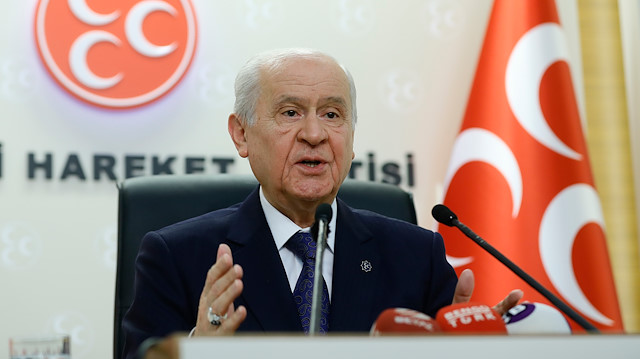 MHP Lideri Bahçeli.