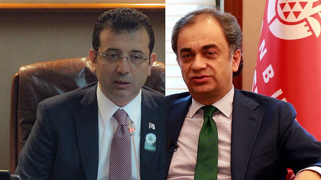 Ekrem İmamoğlu ve Hayri Baraçlı.