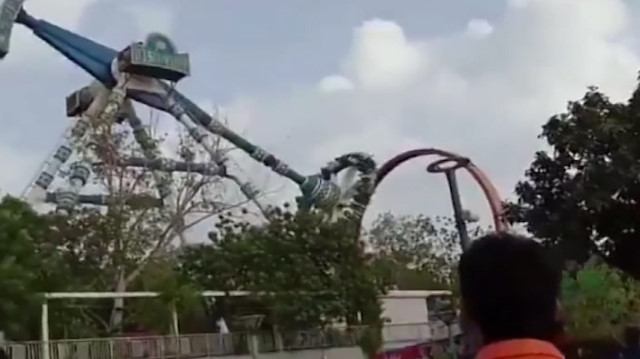 Lunaparkta feci kaza