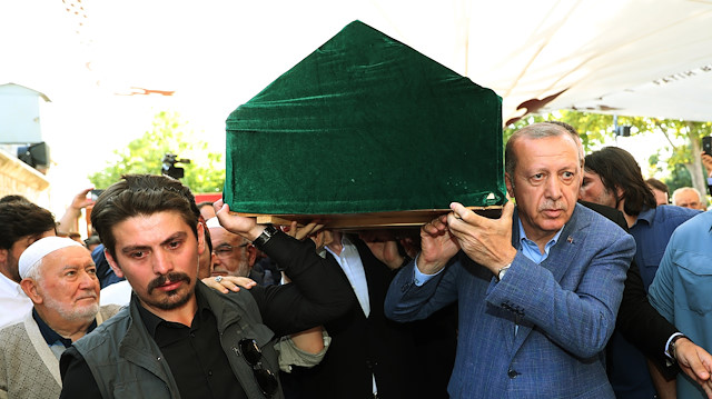 Cumhurbaşkanı Erdoğan, gazeteci yazar Mehmet Şevket Eygi'nin cenaze törenine katıldı