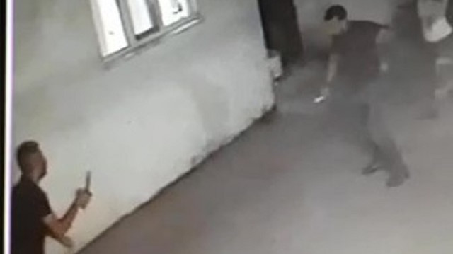 Damat böyle dehşet saçtı
