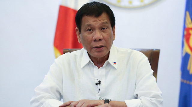 Filipinler Devlet Başkanı Rodrigo Duterte.