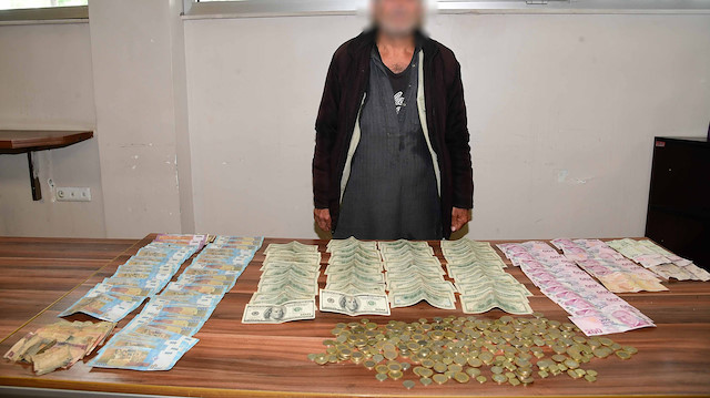 Suriyeli dilencinin üzerinden servet çıktı