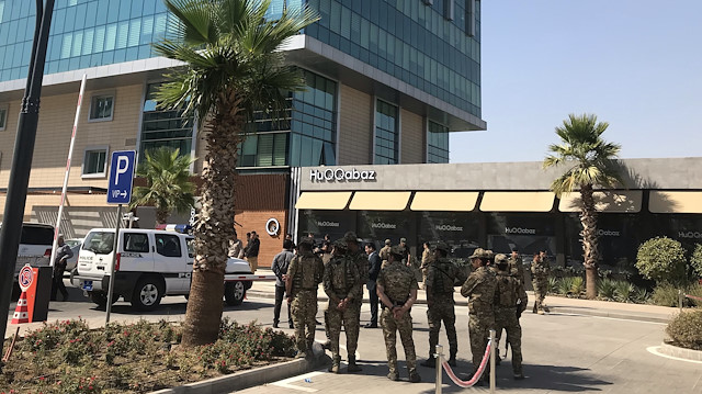 Silahlı saldırının düzenlendiği restoran.