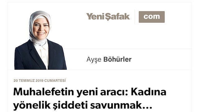 Muhalefetin yeni aracı: Kadına yönelik şiddeti savunmak…