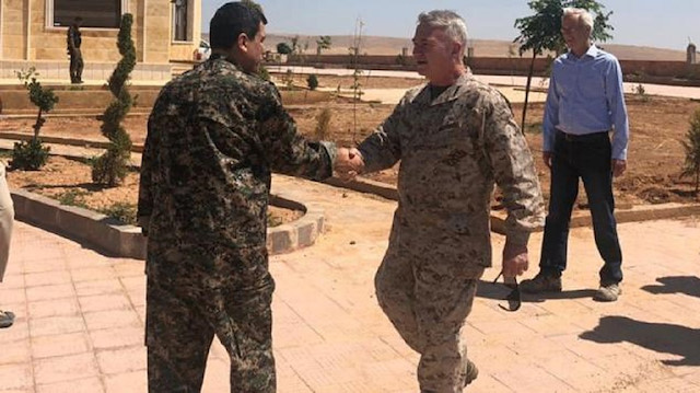 ABD'li general YPG PKK elebaşıyla görüştü