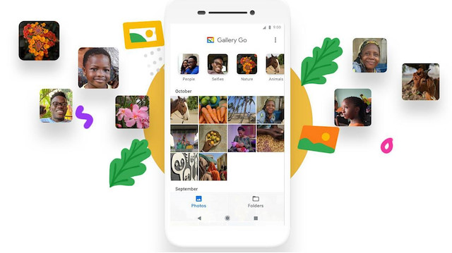 Gallery Go uygulaması arayüzü.