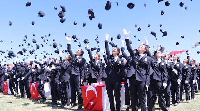 631 polis adayı yemin etti.