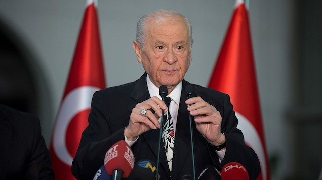 MHP Genel Başkanı Devlet Bahçeli.