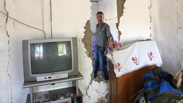 Denizli'deki deprem sonrası ilk kareler